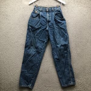 Vintage 80s Lee Riders Mom High Rise Jeans Womens 14 Reg 23x27 Tapered Blue